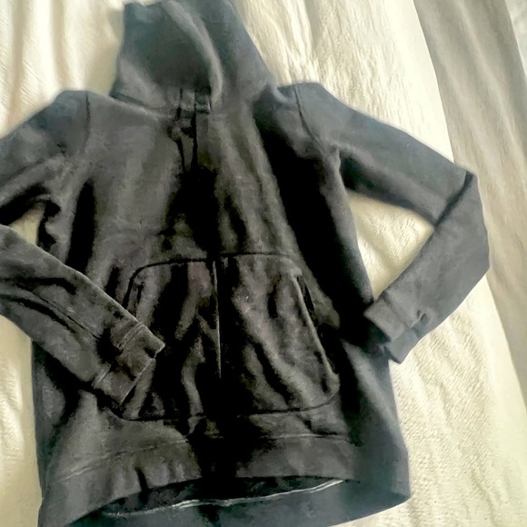 Lululemon funnel neck hoodie 8 grey/charcoal - Picture 8 of 10